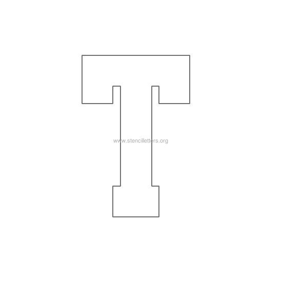 varsity stencil letter t varsity stencil letter t