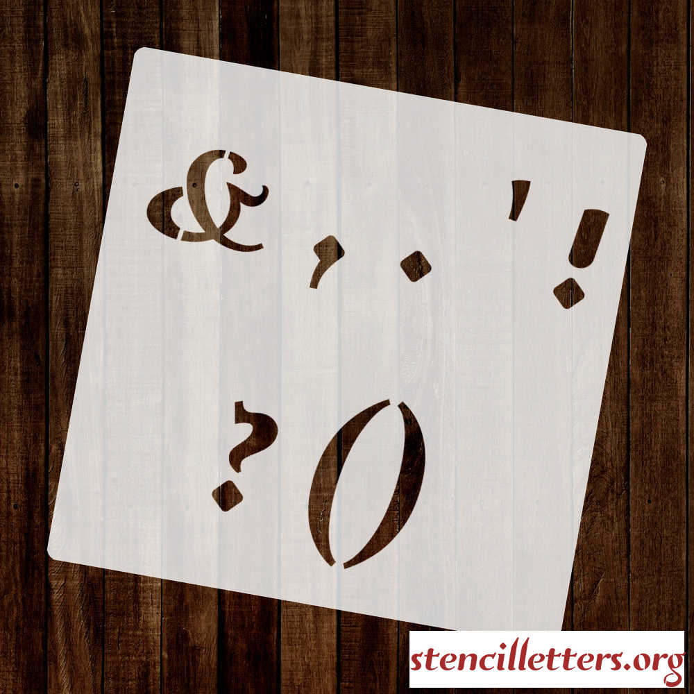 RETRO VINTAGE DECOR punctuation