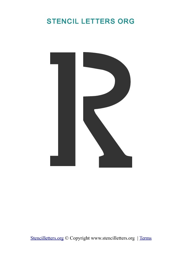 PDF Stencil Template R PDF Stencil Template R