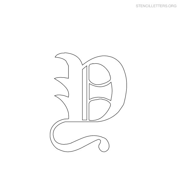 Stencil Letter Gothic Y Stencil Letter Gothic Y